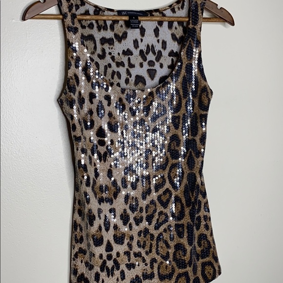 INC Leopard Print Tank - Picture 5 of 5